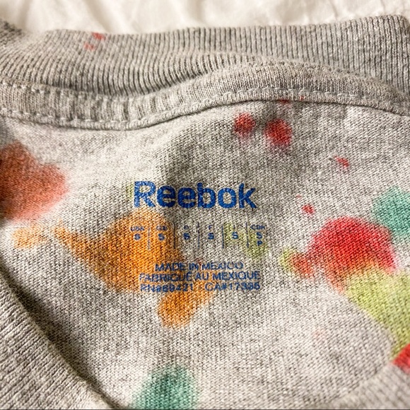 REEBOK gray small tie dye short sleeve classic - Picture 4 of 6